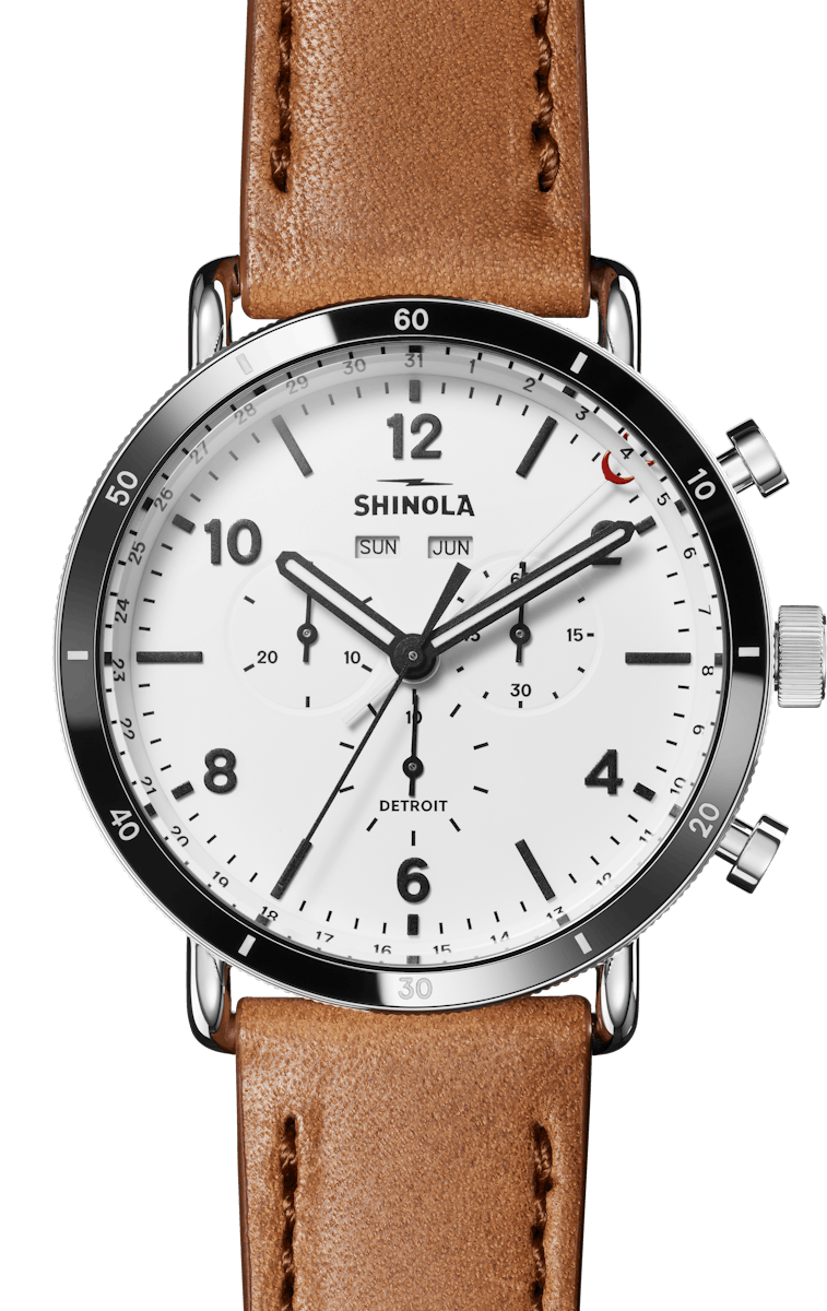 Canfield Chrono 45mm White | White Dial
