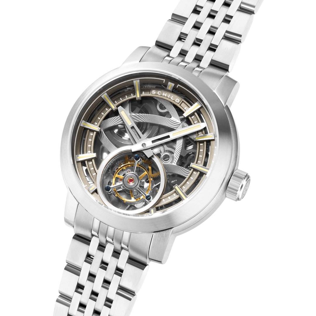Heinrich Tourbillon Limited Edition Grey / Stainless Steel | Grey Dial