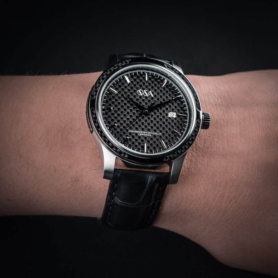 Classic Black / Leather | Black Dial