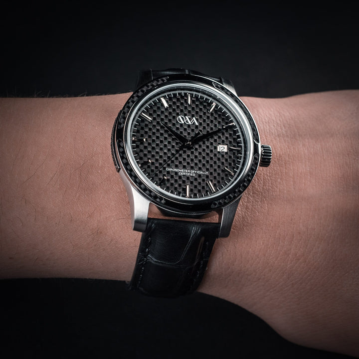 Classic Black / Leather | Black Dial