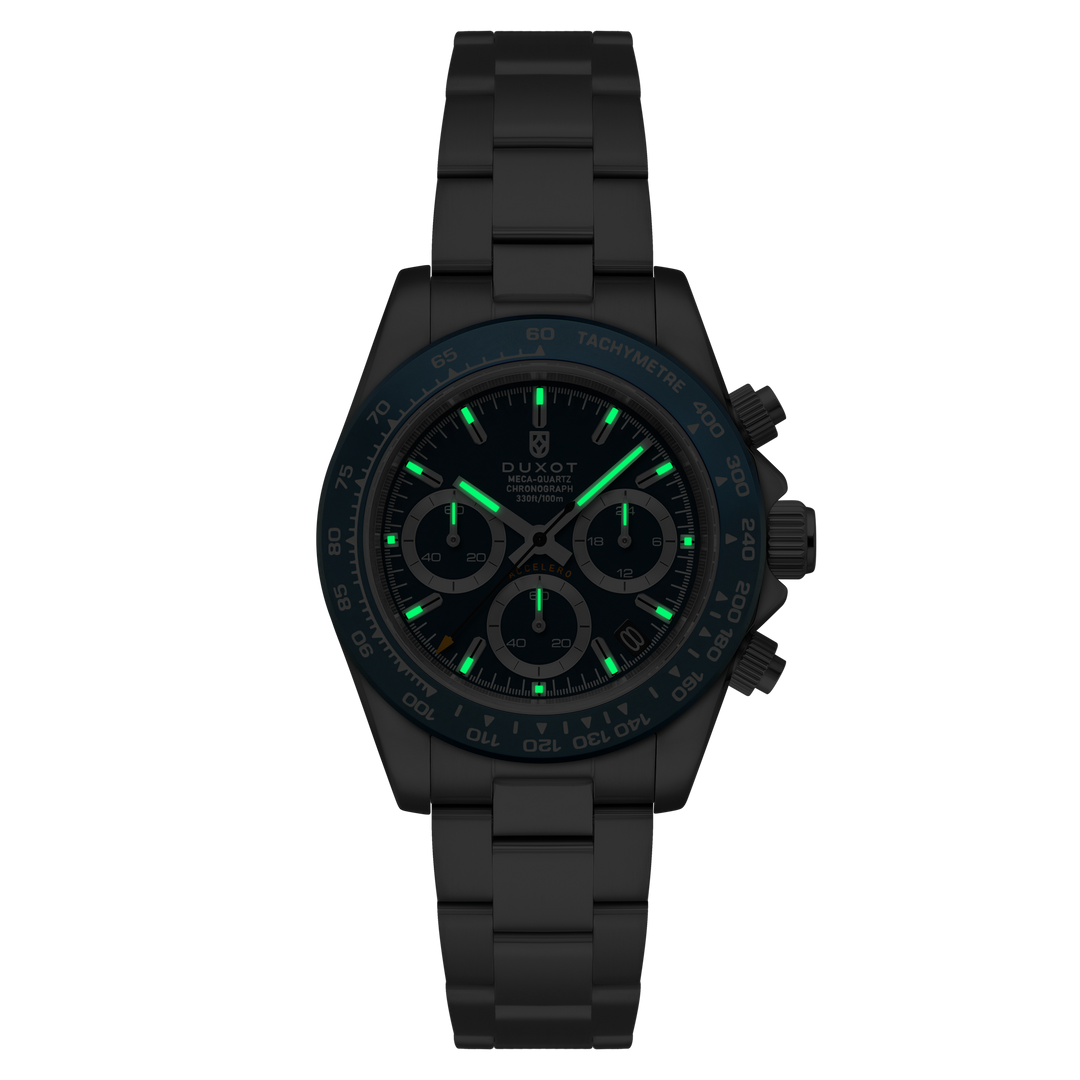 Accelero Chronograph Blue / Stainless Steel | Blue Dial