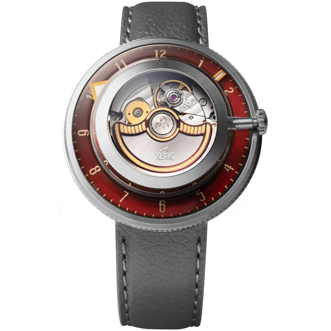 Invertor Automatic Oxblood Gray Red Dial