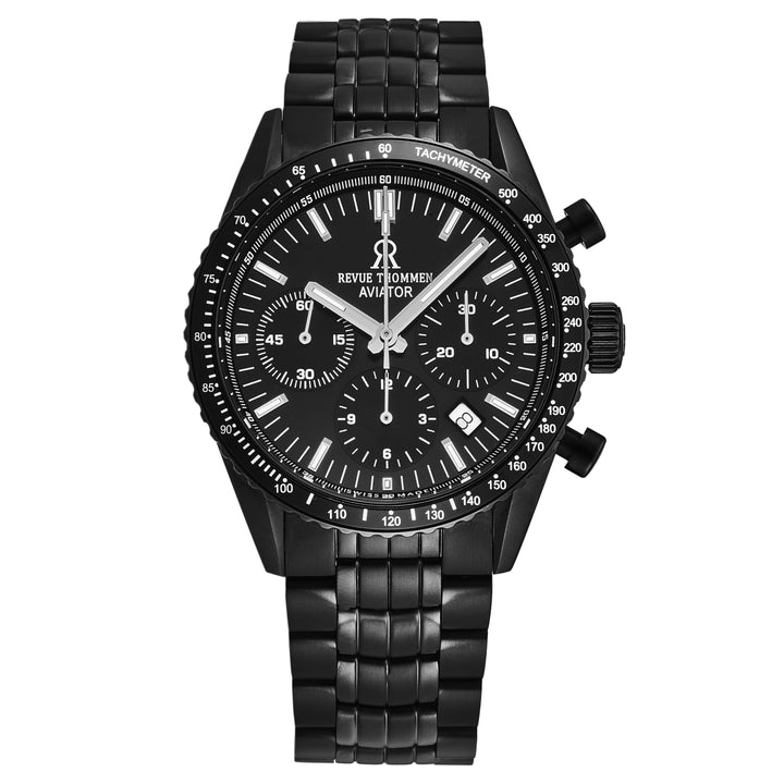 Aviator 17000.6177 / Black | Black Dial