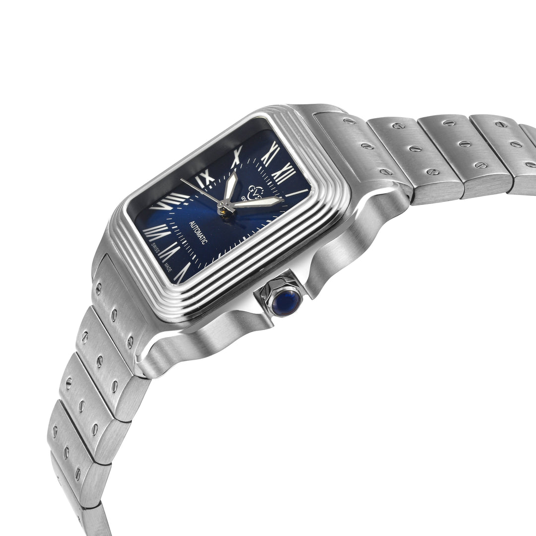 Lusso LX Swiss Automatic, 316L Stainless Steel Case, Blue Dial, 316L Stainless S