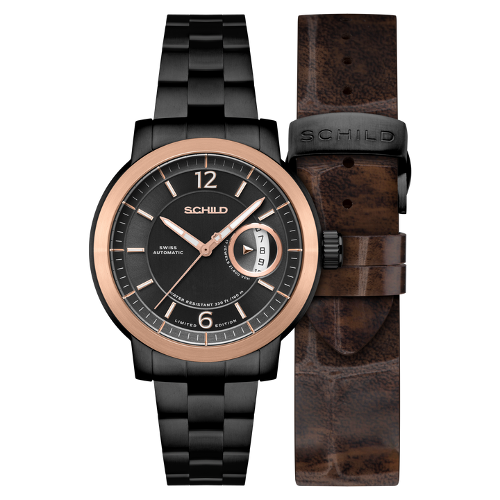 Heinrich Minimal Swiss Automatic Limited Edition Black / Black Stainless Steel |