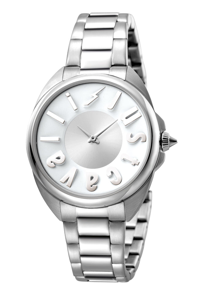 Logo 34mm / Silver / Silver | Silver Dial