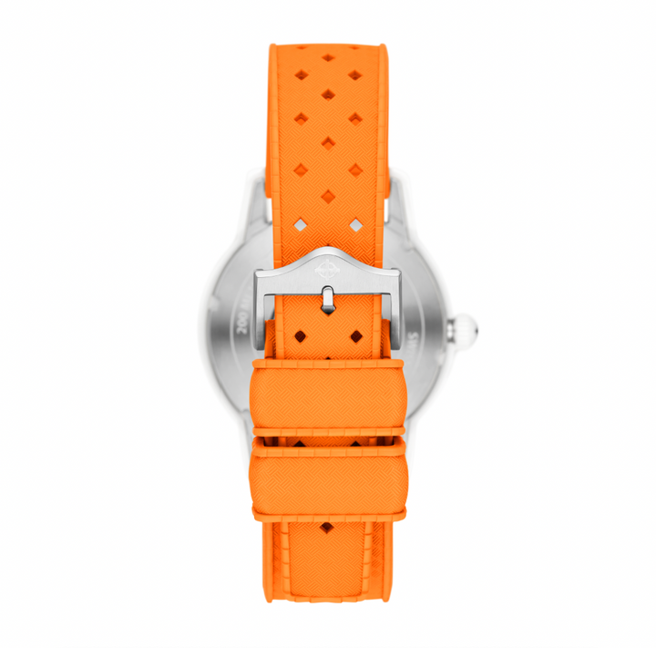 Super Sea Wolf Ceramic Silver / Orange Silver Dial