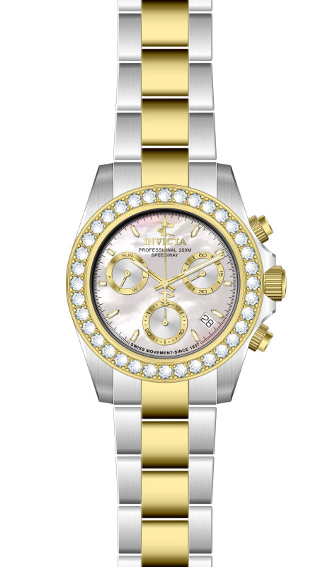 Elite Diamond Silver dial / Two-Tone Silver / Gold Stainless Steel Bracelet Silv