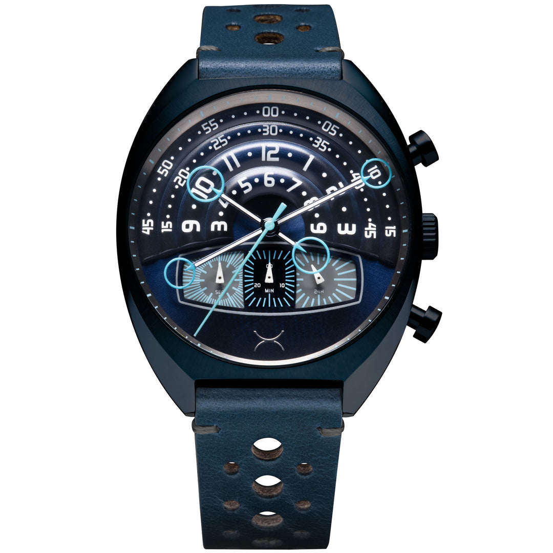 Halograph III Chrono Deep Blue Blue Dial