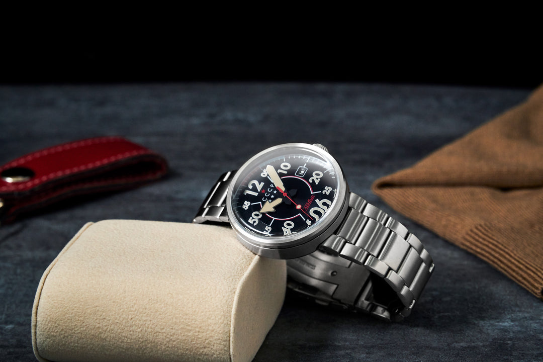Proton Automatic Silver / Black | Black Dial