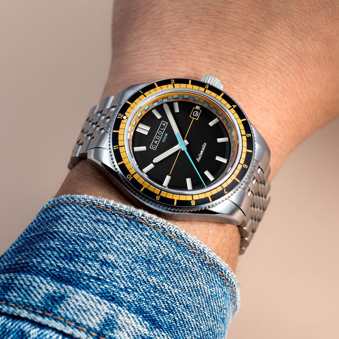 Ahrens Automatic Black & Gold / Stainless Steel | Black Dial
