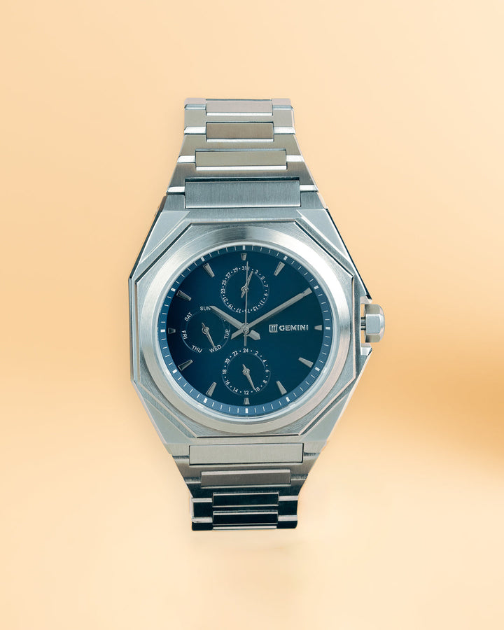 Ferro Silver Silver | Blue Dial