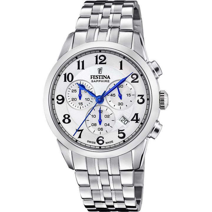 CHRONOGRAPH Silver / Stainless Steel | Silver Dial