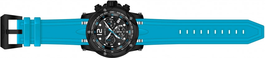 Speedway Black Dial / Blue Blue Silicone Strap Black Dial
