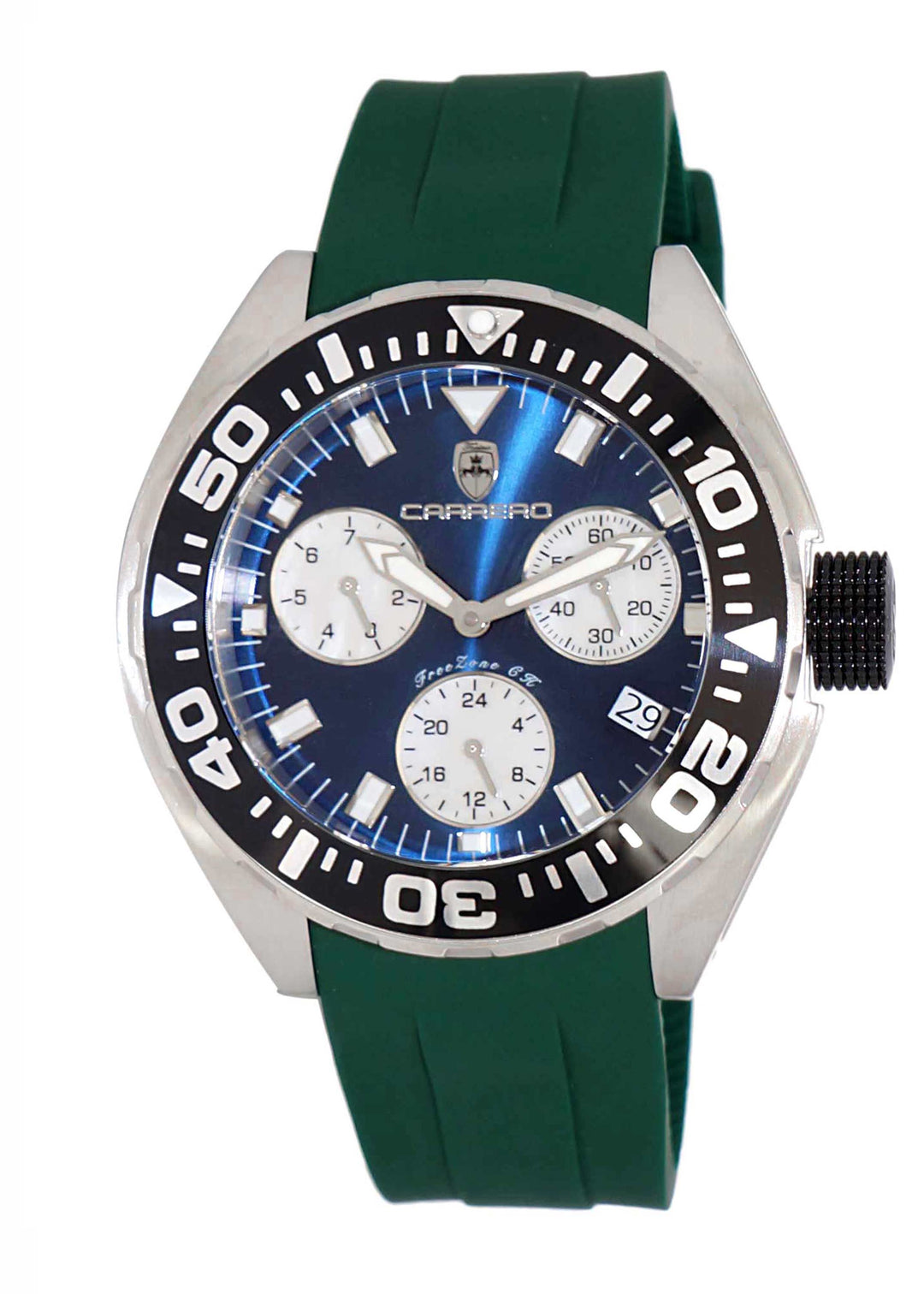 FreeZone-CH Blue/Green | Blue Dial