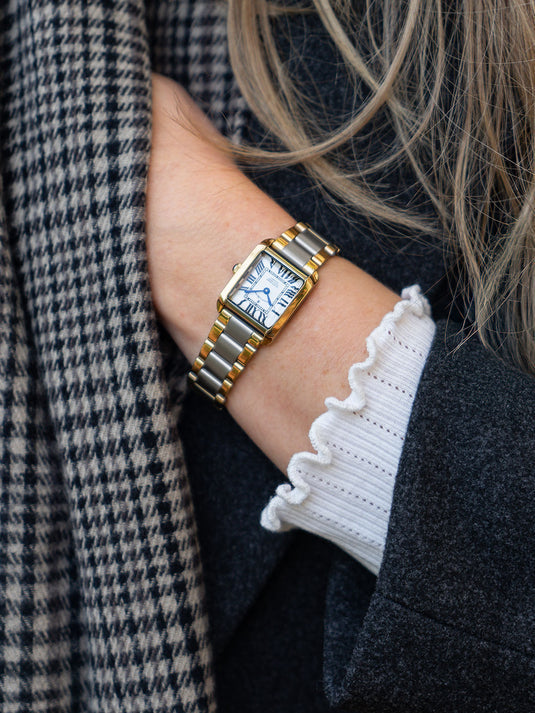 Emily Two-tone White White Dial