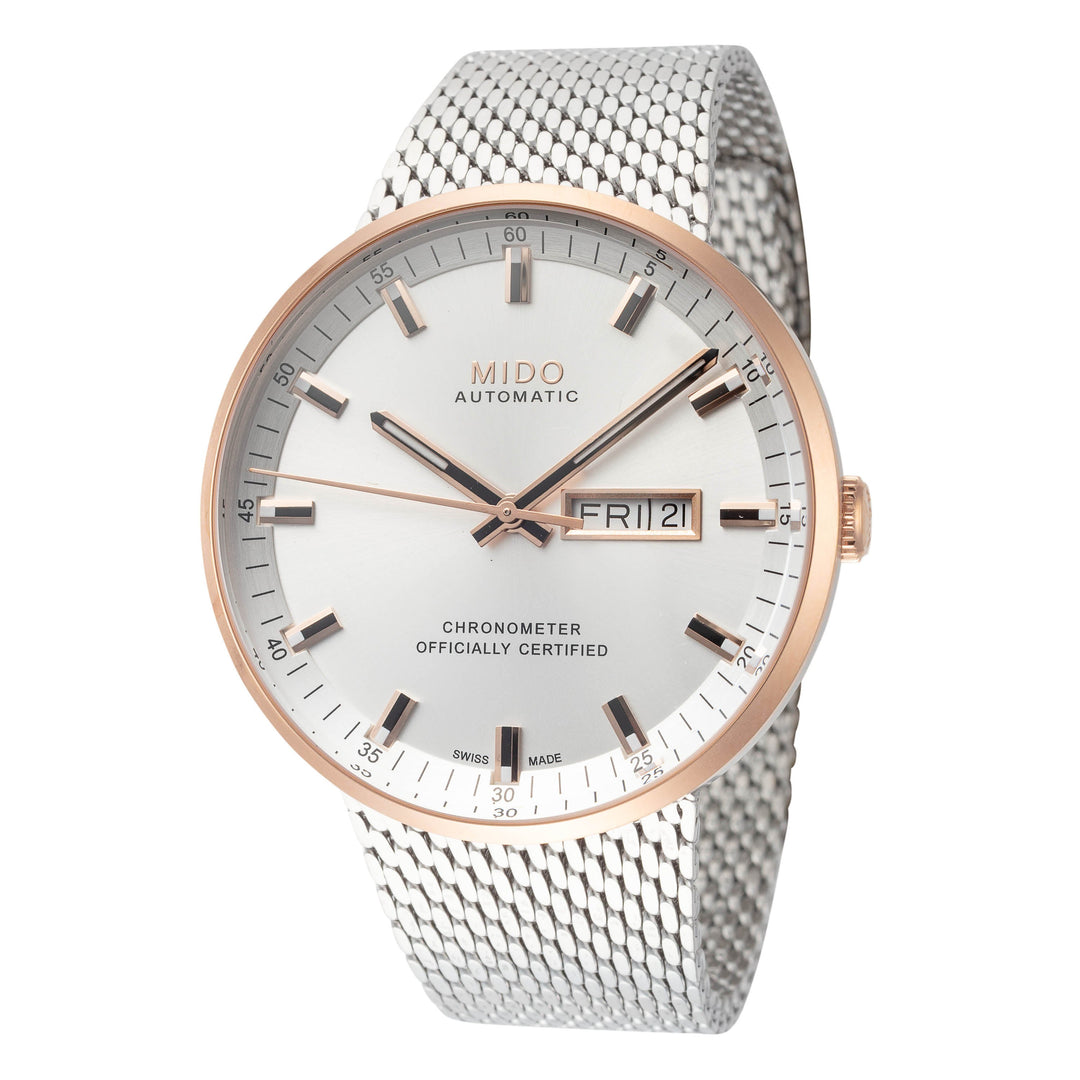 Commander II 42mm / Silver / Silver | Silver Dial
