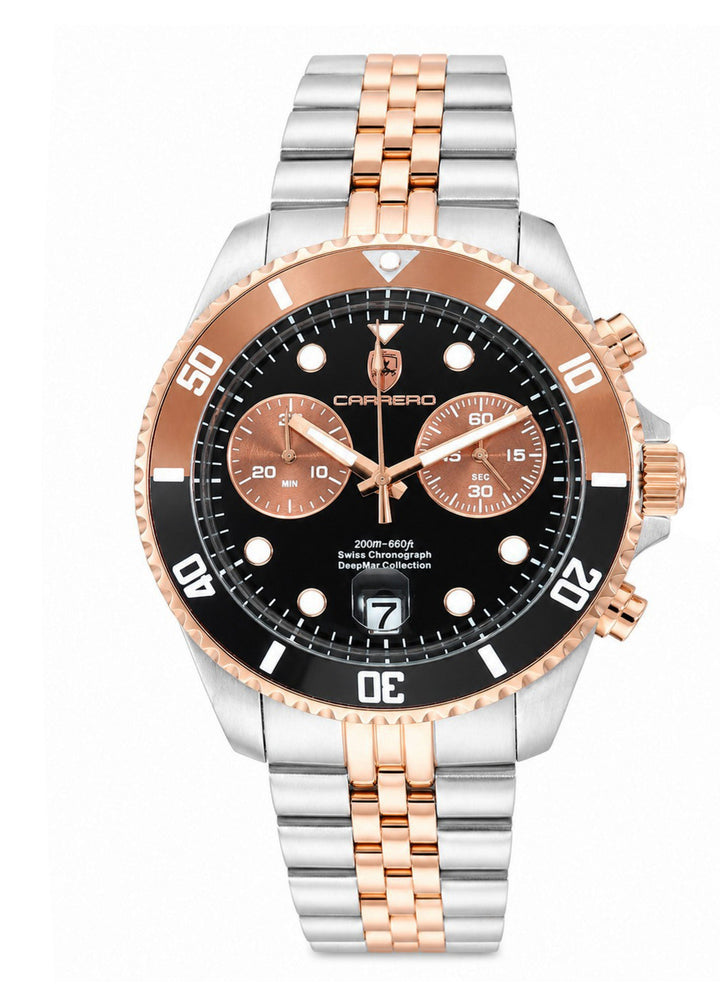 DeepMar Collection BLACK / BROWN Black Dial