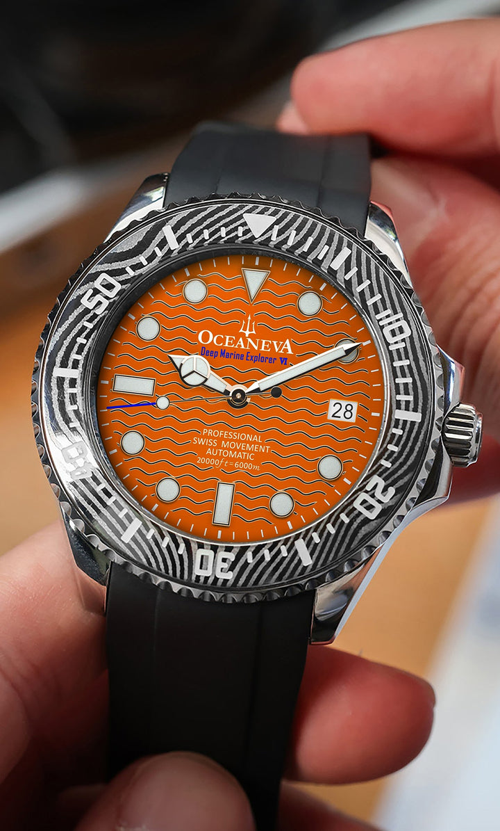 Deep Marine Explorer VI 6000m Grade 5 Titanium 6000m/OrangeDial | Orange Dial