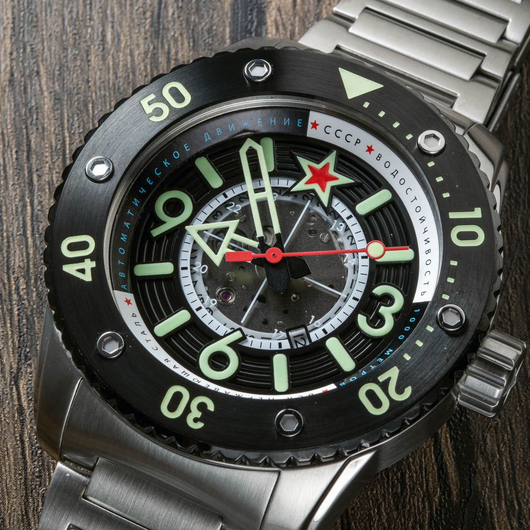 Barrakuda Limited Edition Silver / Black Dial / Black Black Dial