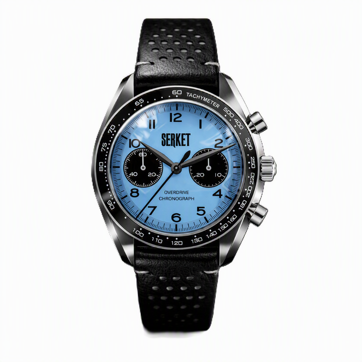 Overdrive Chronograph Lotus Blue Light Blue Dial