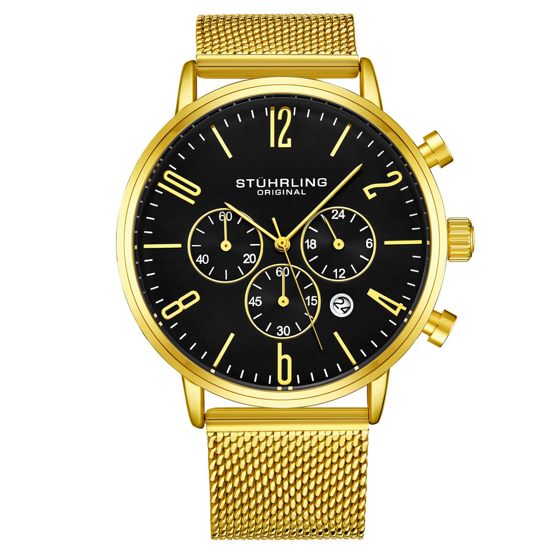 Monaco Gold/Stainless Steel/Black Dial/Gold Case 3932.3 | Black Dial