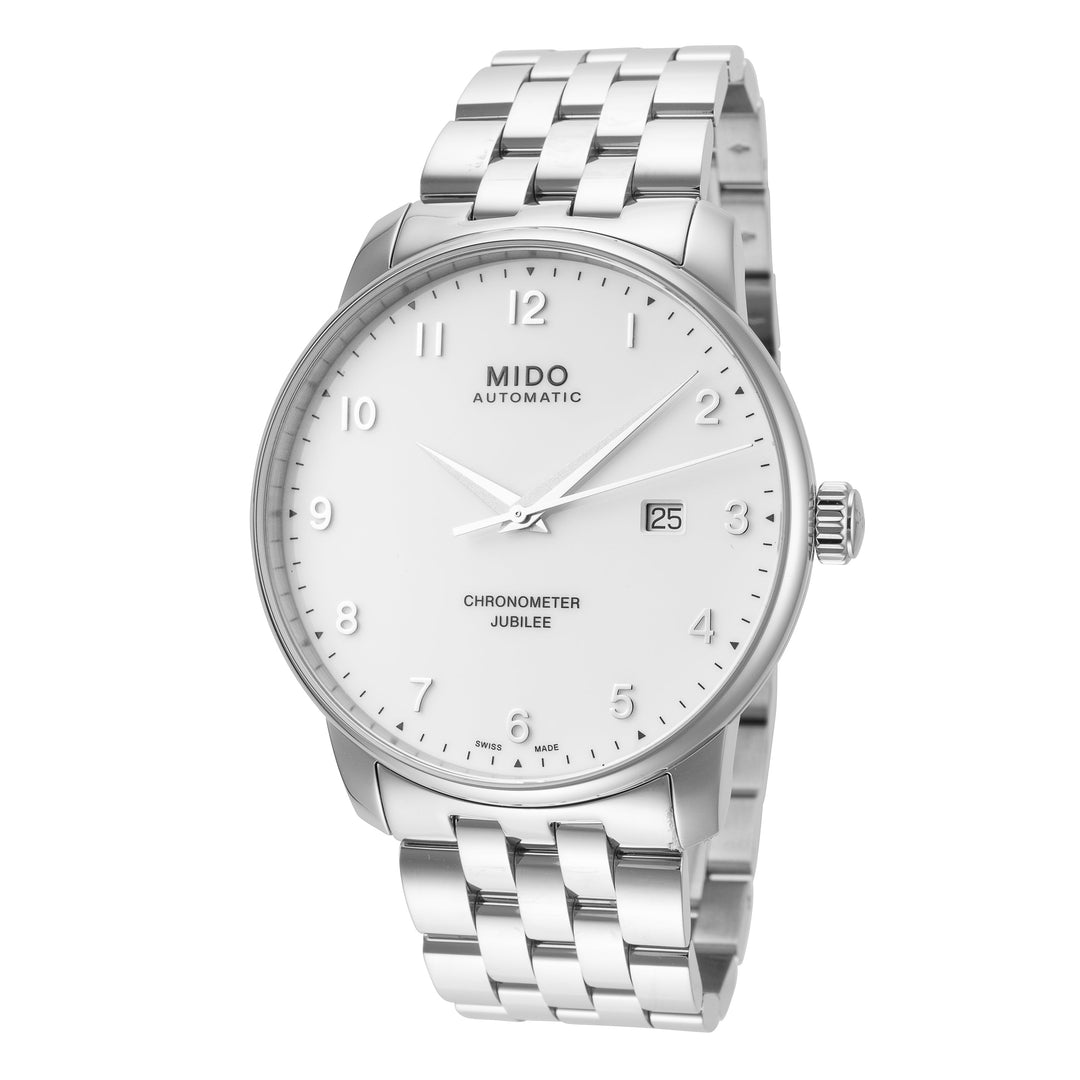 Baroncelli Jubilee 42mm / White / Silver | White Dial