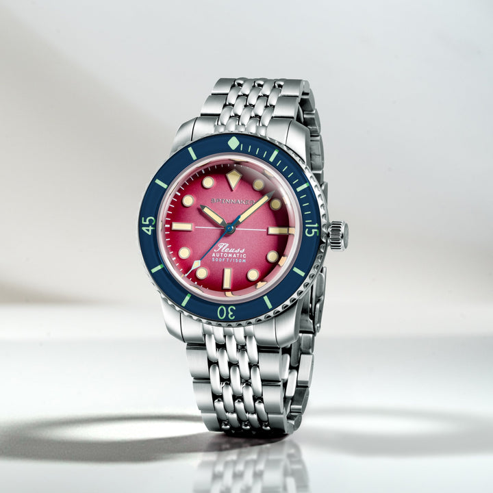 Fleuss 40 Automatic Purple / Stainless Steel Purple Dial