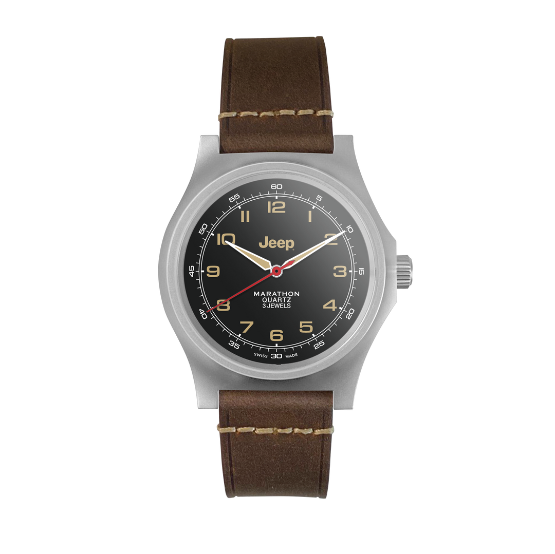 41mm JEEP WILLYS VINTAGE OFFICER'S QUARTZ COLOUR: SS/HERITAGE 3PC CRAZY HORSE LE