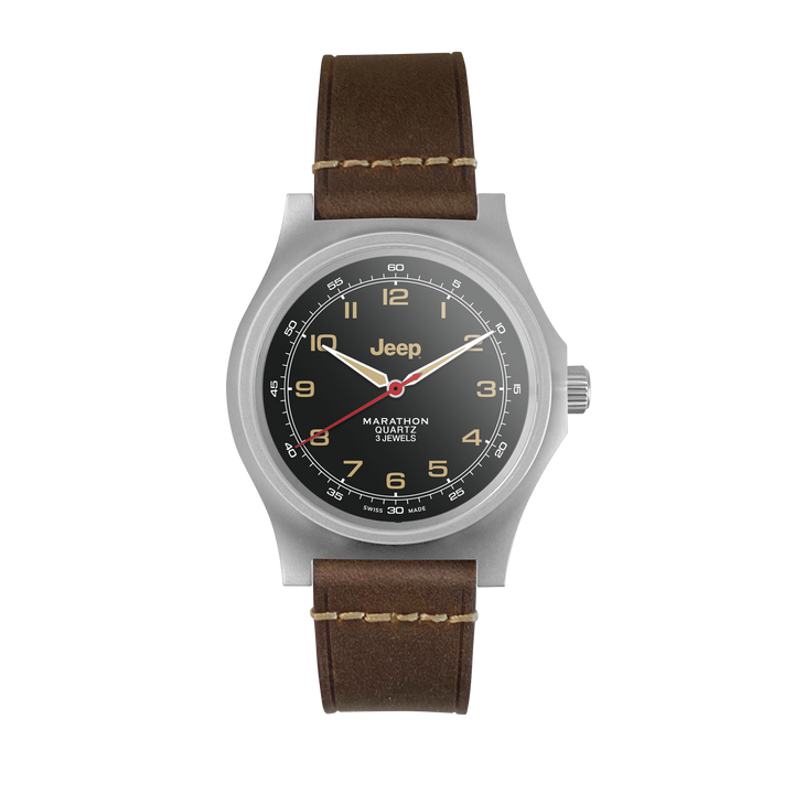 41mm JEEP WILLYS VINTAGE OFFICER'S QUARTZ COLOUR: SS/HERITAGE 3PC CRAZY HORSE LE