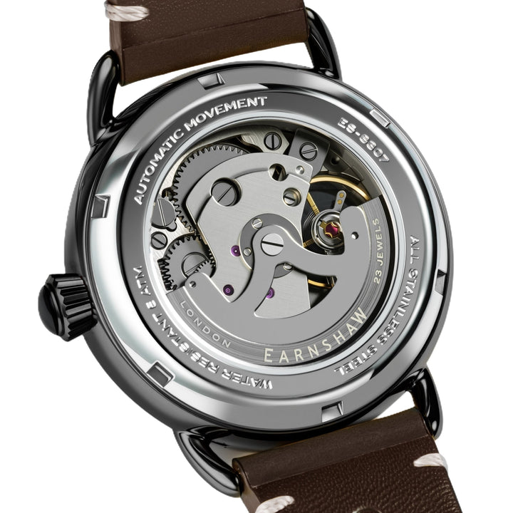 Investigator 40 Olive Green / Brown Leather Strap Green Dial