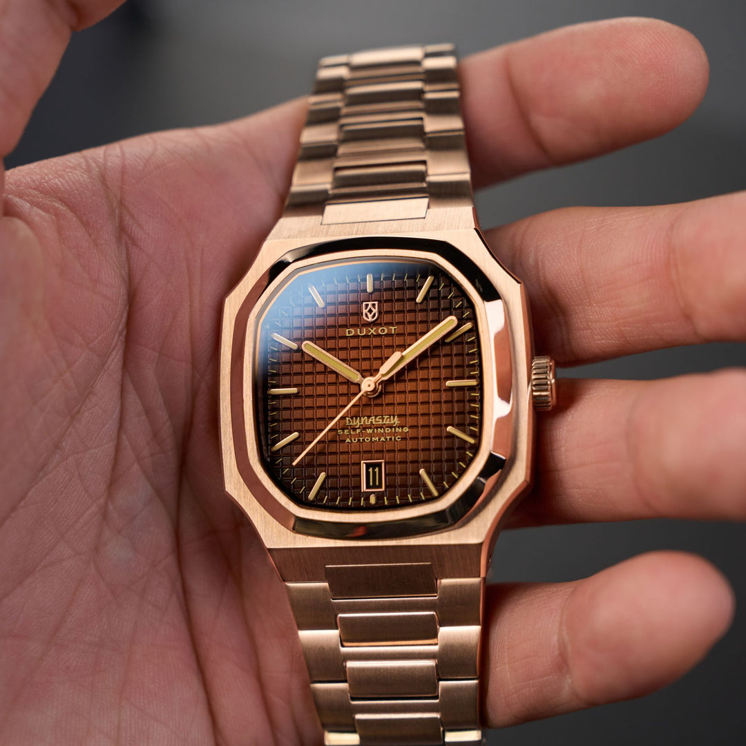 Colmar Brown / Rose Gold | Brown Dial