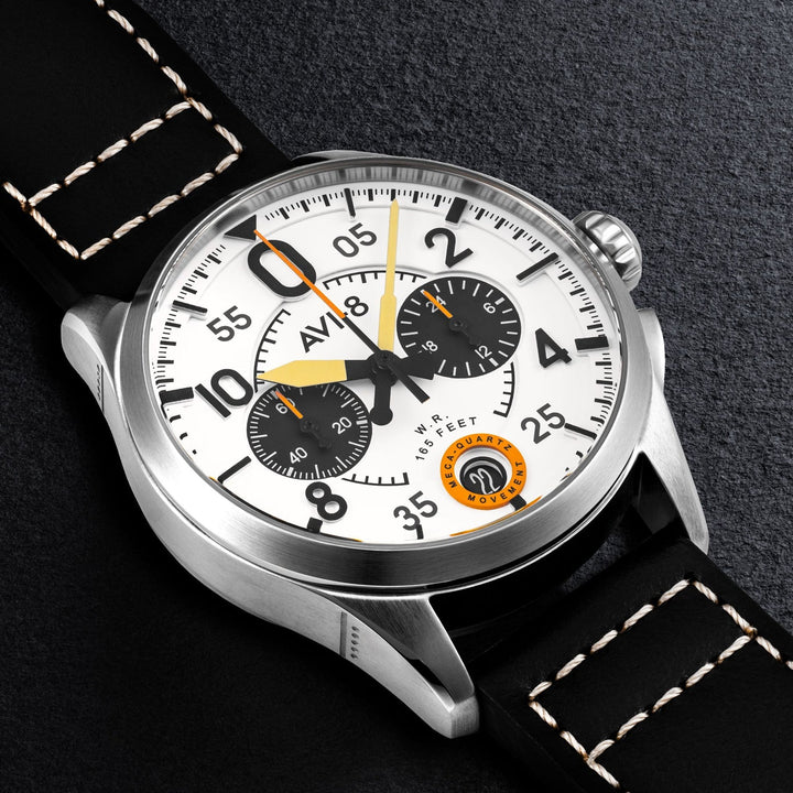 Lock Chronograph Imperial War Museums Edition White / Leather | White Dial