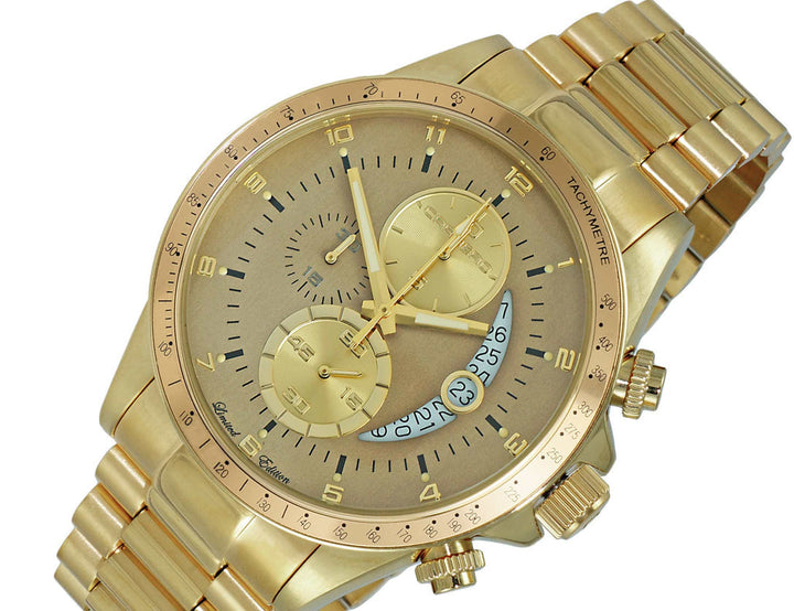 WINNER CIRCLE Brown/Goldtone | Brown Dial