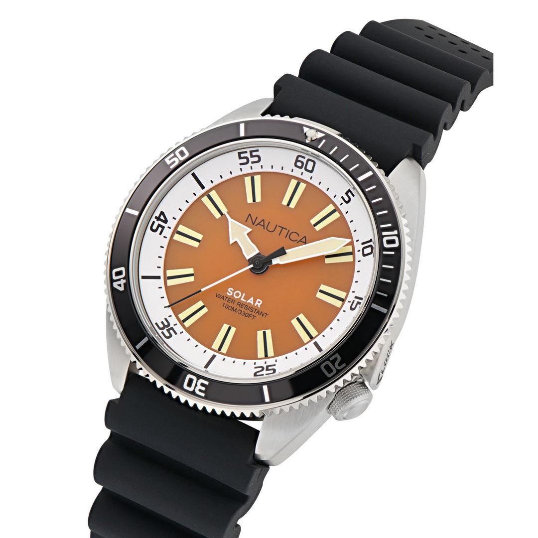 SPORTY Black / Stainless Steel | Orange Dial