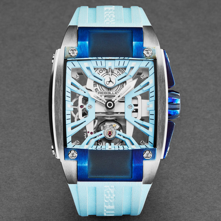 Re-Volt RBREV2H.ONW19 / Blue Skeletonized | Blue Skeletonized Dial