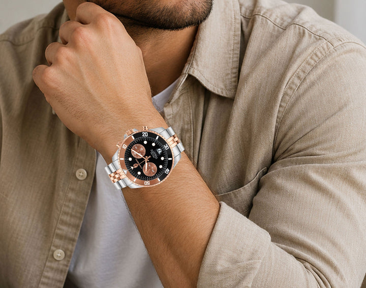 DeepMar Collection BLACK / BROWN Black Dial