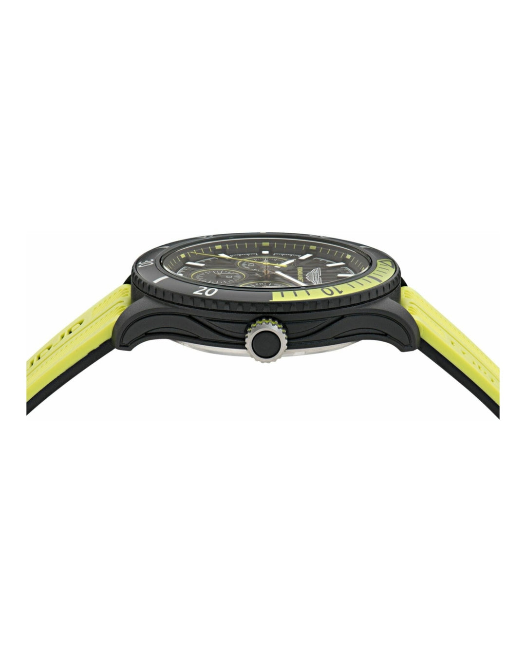 PIT Black/Neon Silicone Strap Black Dial