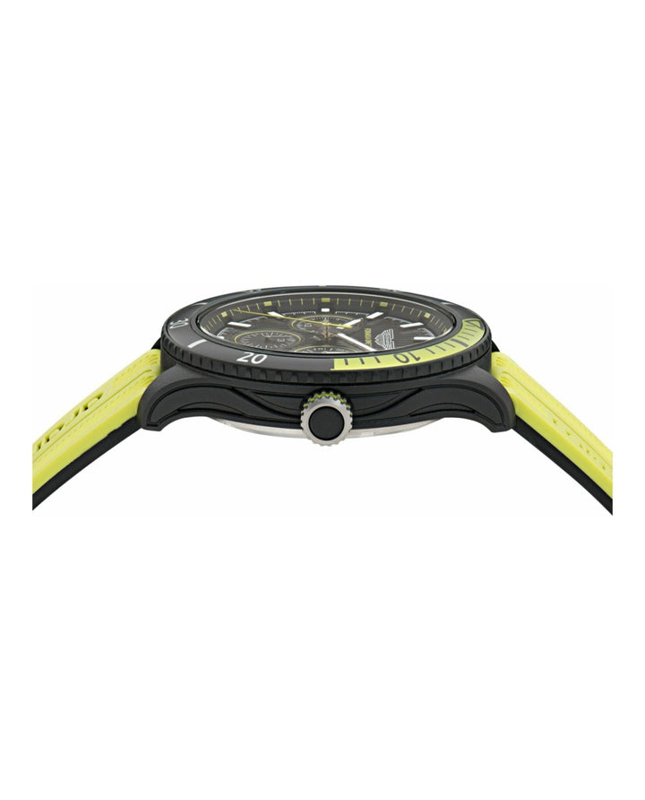 PIT Black/Neon Silicone Strap Black Dial