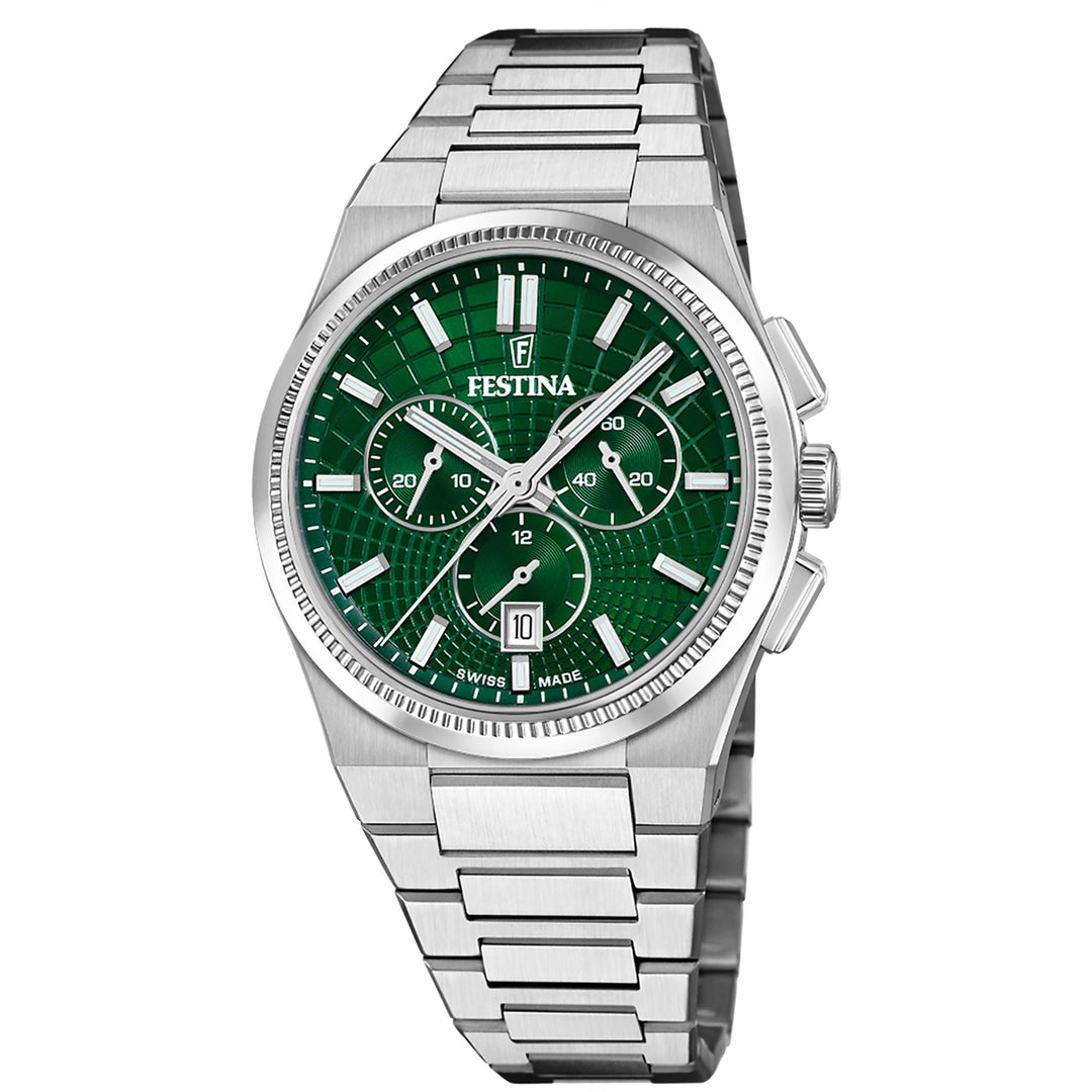 Rive Green / Stainless Steel Green Dial
