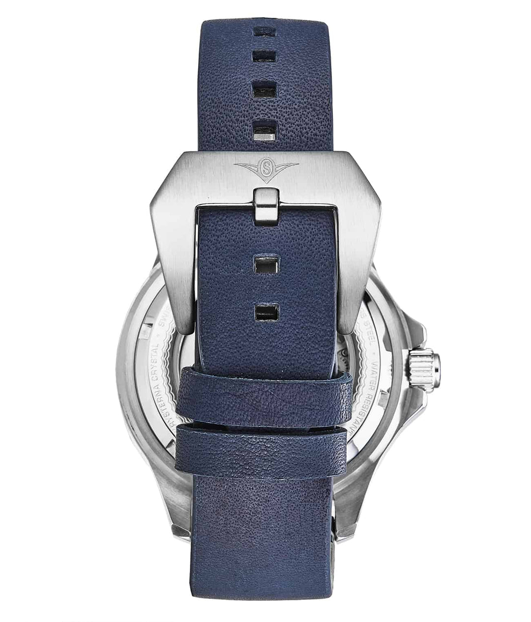 Swiss Automatic Depthmaster 883 42mm Blue/Leather | Blue Dial