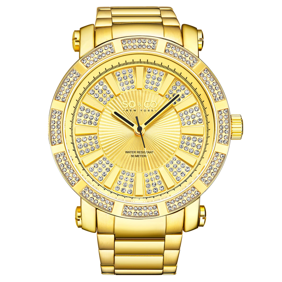 Madison Gold/Stainless Steel | Gold Dial