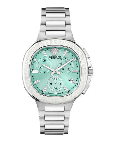 V-Chrono 40mm / Turquoise / Silver | turquoise Dial