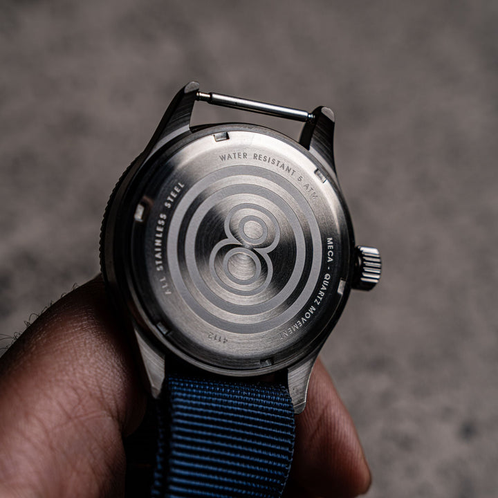 Airmaster Sector Meca-Quartz Blue /Red / Nylon | Blue Dial
