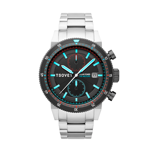 SLR FW42  Solar Powered Chronograph Gray / Stainless Steel | Gray Dial