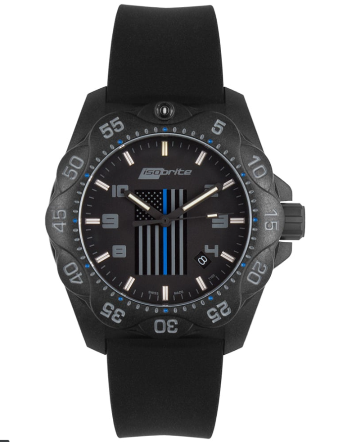 Law Enforcement Midsize T100 Tritium & Shatterproof Armourglass | Black Dial