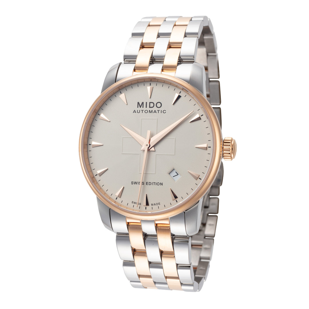 Baroncelli 38 mm / White / Multi White Dial