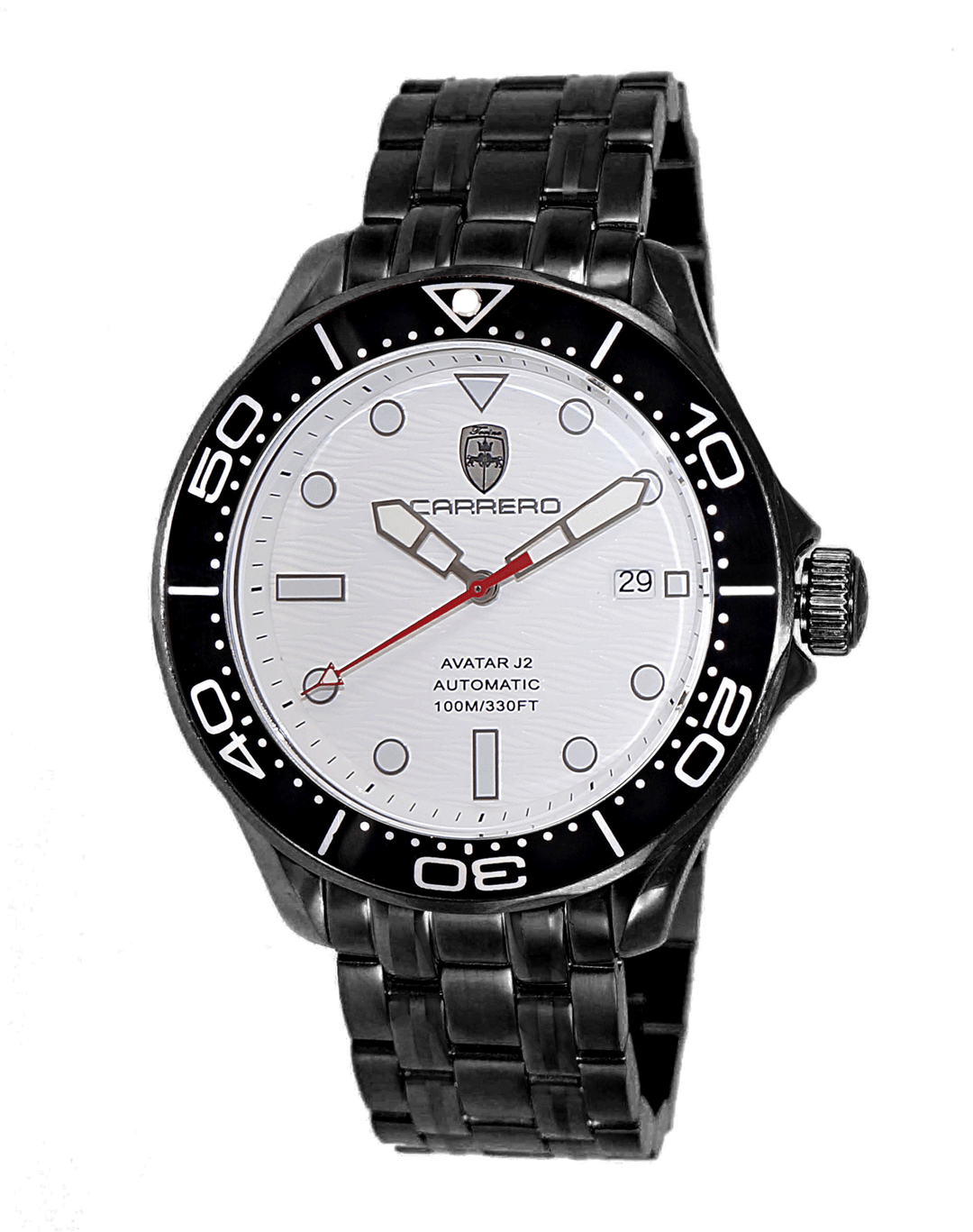 Avatar - J2 Black -IP tone/Black-White | Black Dial