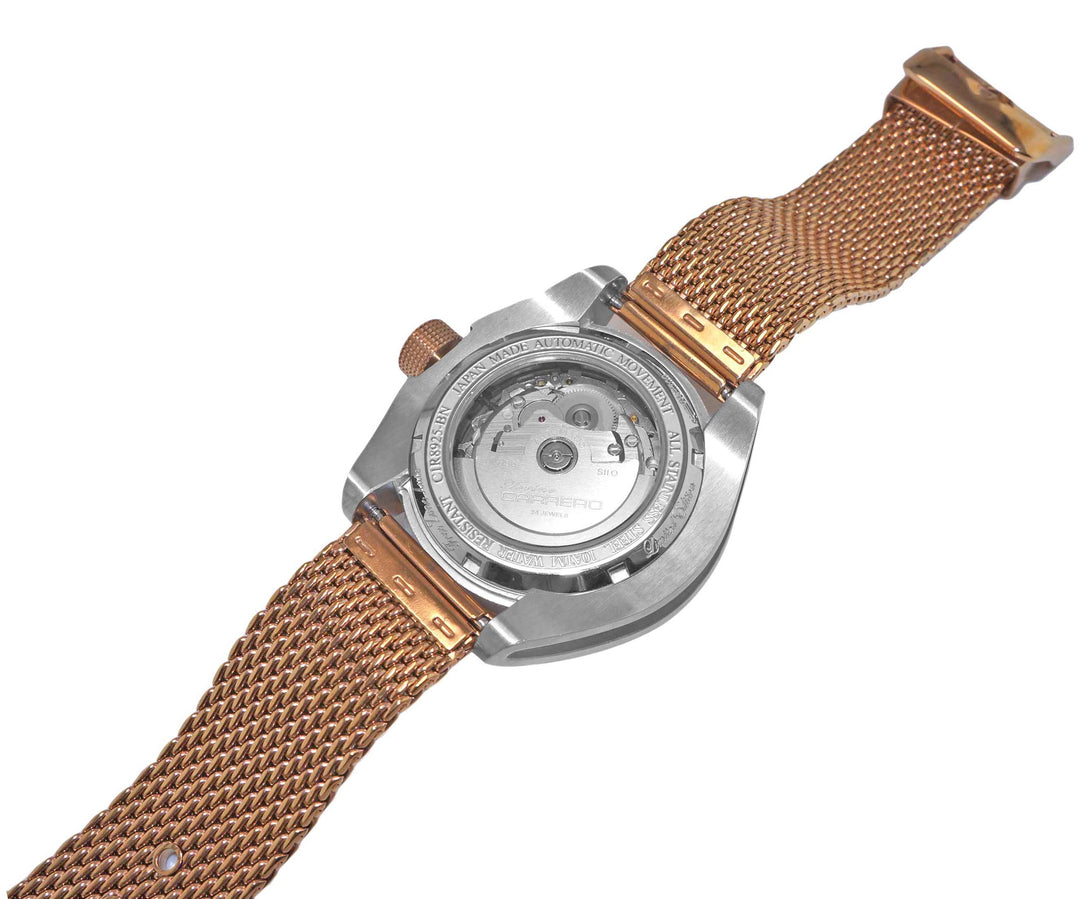 FreeZone-Auto Rose/Rosetone-Mesh | Brown Dial