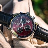 Pro Chrono A01-WA Burgundy Dial